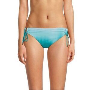 New La Blanca Ocean Adjustable Loop Hipster Bikini Bottom in Turquoise Size 16